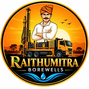 Raithu Mithra Borewells Official Logo