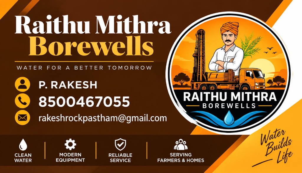 Raithu Mithra Borewells - Official Business Identity and Services